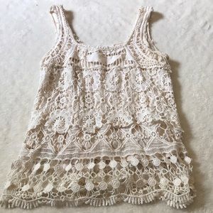 Pins& Needles Lace boho top